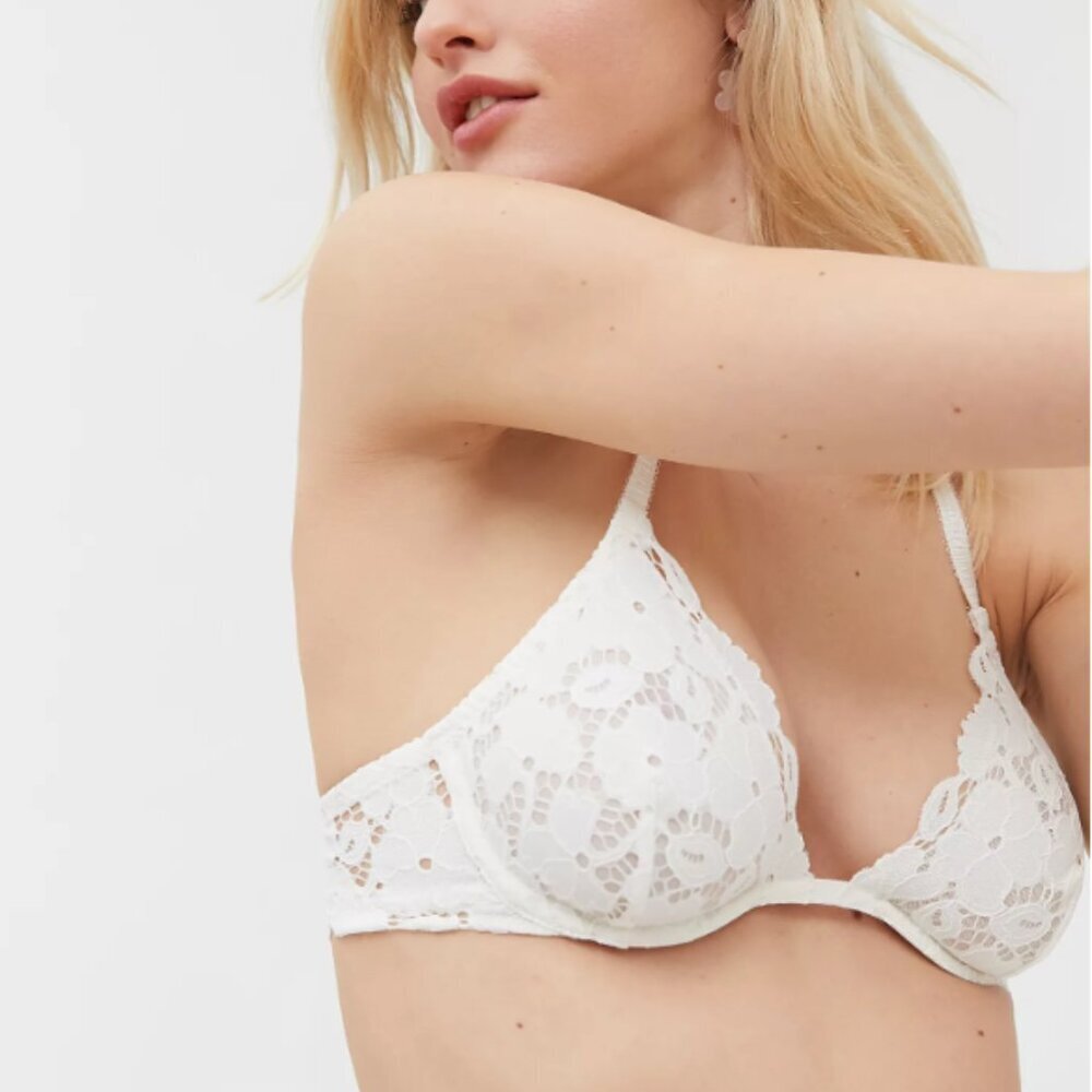 Eberjey Women's Naya Lace Plunging Underwire Bra - 32B